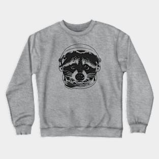 Astronaut Raccoon Crewneck Sweatshirt